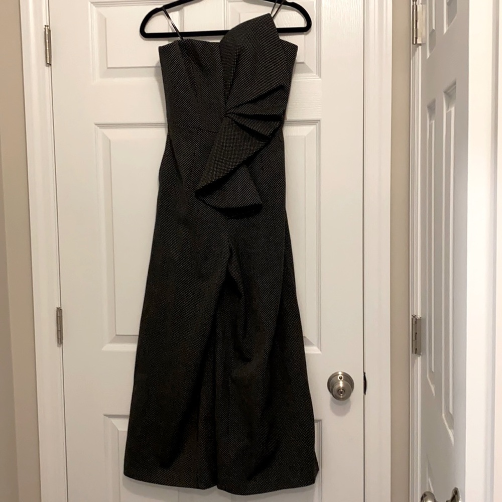 NEW W TAGS. KEEPSAKE Love Light jumpsuit Black w white Polka Dots.  Size M.